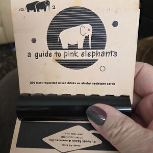 A Guide to Pink Elephants - Black Cover